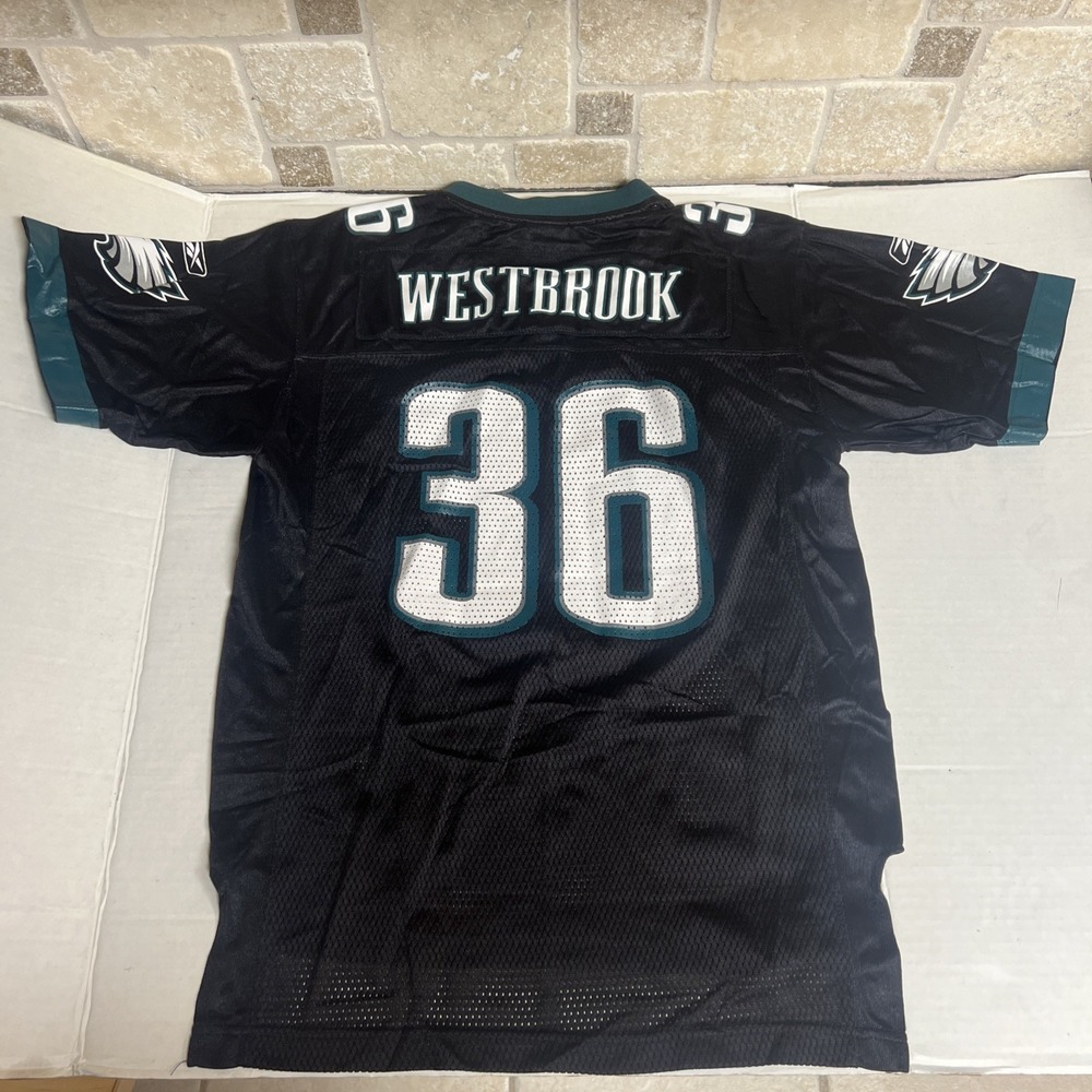 Youth Reebok‎ On Field Brian Westbrook Eagles Football Jersey L 14-16